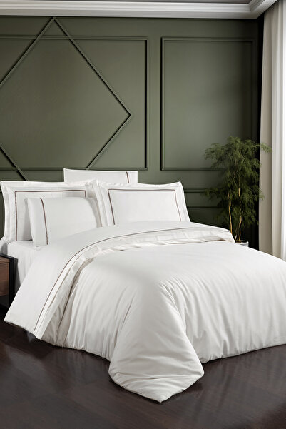 First Choice Σετ Παπλωματοθήκης Διπλής Κλίνης Pierre 100% Βαμβάκι 200 TC (80 ...