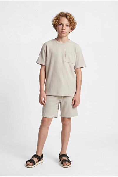 PAULMARK Αγορίστικο σορτς με ελαστική μέση και δέσιμο