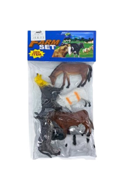 Other Farm Animal Figures Set – 6 Pieces, Medium Storage Bag (35×19×5 cm), Ki...