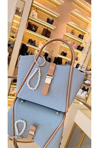 DUYGUSHOESBAG Imported Soft Leather Lockable Cover Long Strap Women's Bag