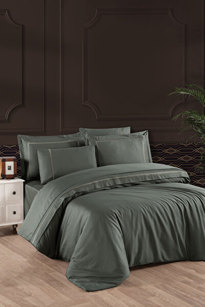 First Choice Σετ Παπλωματοθήκη Gomez 100% Βαμβάκι 200 TC (80 Κλωστές) Κεντημέ...