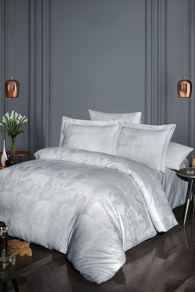 First Choice Doreta 100% βαμβάκι 200 TC (80 νήματα) Σετ διπλής παπλωματοθήκης...