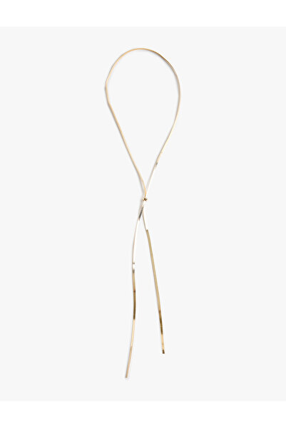 Koton Bead Detailed Y Necklace