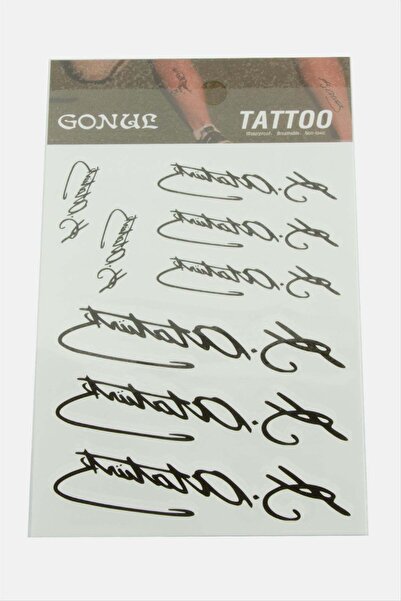 Genel Markalar Atatürk Tattoo Dövme Sticker