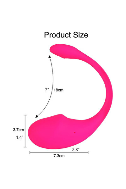 O.M.D Vibrator, Stimulator clitoridian, Control prin aplicație, Încălzire inteligentă, Rezistent la apă, Reîncărcabil USB