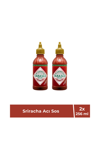Tabasco Sriracha Acı Biber Sosu 256 ML X2
