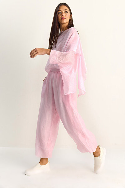 Bianco Lucci Σετ δύο τεμαχίων - Ροζ - Regular