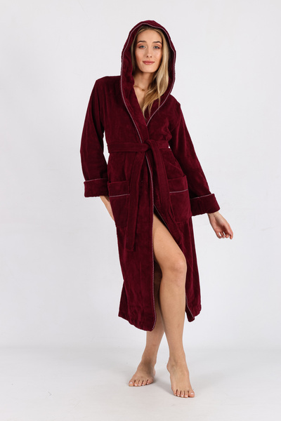 Nuşa Μπουρνούζι από βαμβάκι μπαμπού με κουκούλα