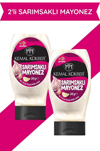 Kemal Kükrer Sarımsaklı Mayonez 250 ml 2 Adet