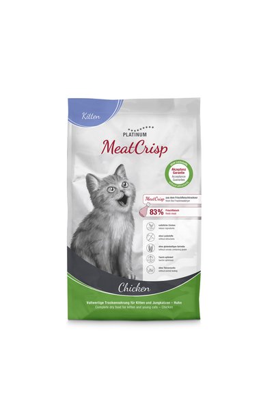 Platinum MeatCrisp, Dry food for junior cats, with chicken, 3 kg