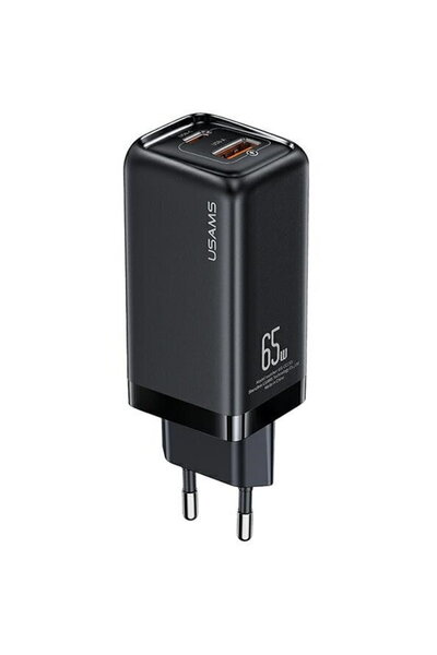 Usams Încărcător T47 USB/ USB-C 65W PD Încărcare Rapidă