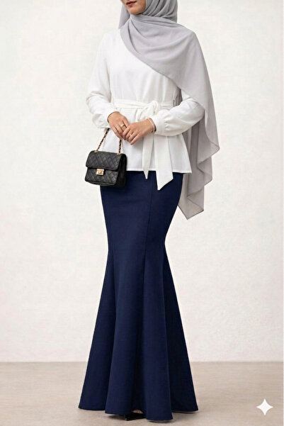 CNG MODA Γυναικεία Φούστα Ψαροειδούς Σχήματος με Κάλυψη Καλύμματος Προσώπου (...