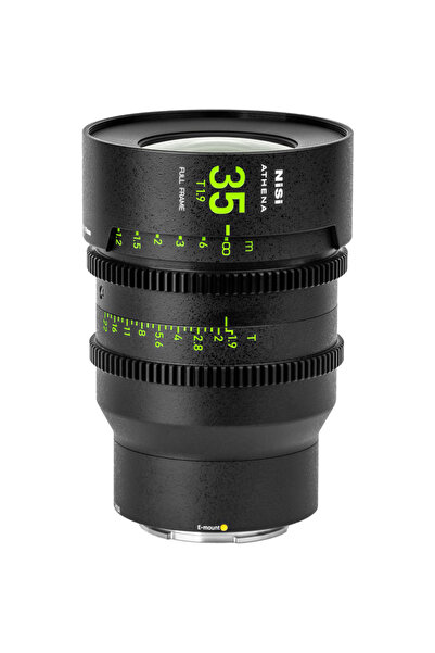 Nisi Κινηματογραφικός Φακός Athena Prime 35mm T1.9 E-Mount (Χωρίς Φίλτρο Drop...