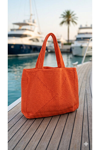 Sea Style Πλεκτή τσάντα παραλίας