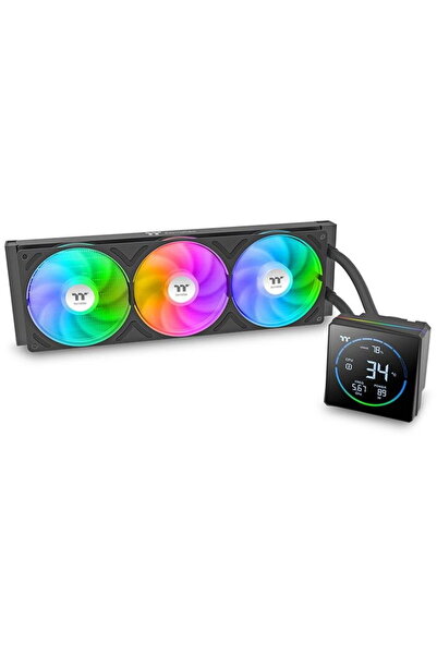 THERMALTAKE Cooler Racitor lichid All In One TH360-S V3 ARGB, 3 ventilatoare ...