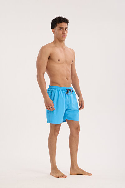 Adesline Men's Swim Shorts with Lining and 3 Pockets