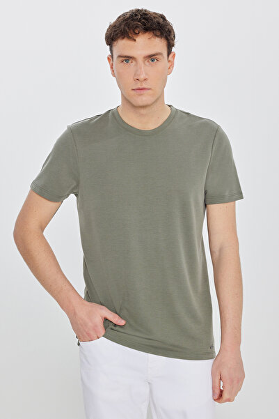 ALTINYILDIZ CLASSICS T-Shirt - Χακί - Στενή εφαρμογή