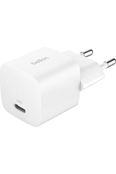 Belkin Încărcător Boost Charge USB-C 25W Alb, 1xUSB-C, 3V/5V/9V, 2,77A