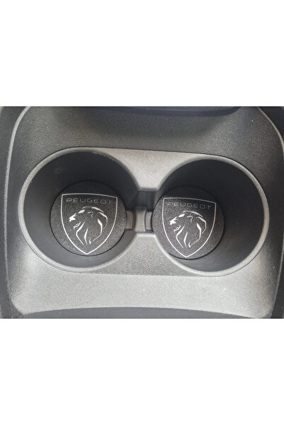 YSN SOUNDS Peugeot Araç Bardaklık Altlığı , Peugeot Şişe ve Bardak Altlığı, P...