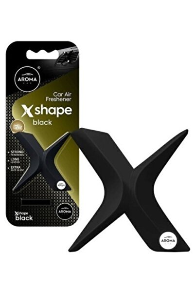 Aromacar Αρωματικό αυτοκινήτου σε σχήμα Χ, Μαύρο