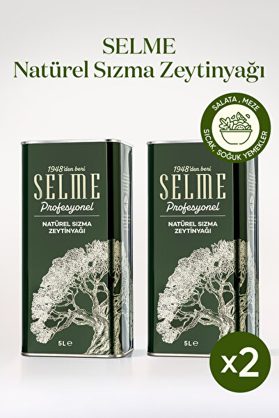 SELME NATÜREL SIZMA ZEYTİNYAĞI 2’li 5 LT