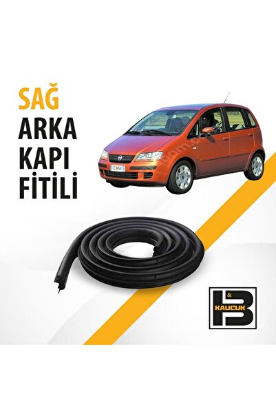 B&M KAUÇUK Fiat İdea Sağ Arka Kapı Fitili Bm00333