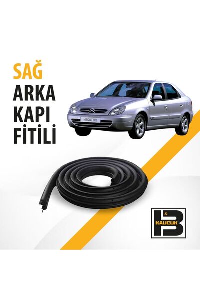 B&M KAUÇUK Citroen Xsara (2002-2009) Sağ Arka Kapı Fitili Bm00426