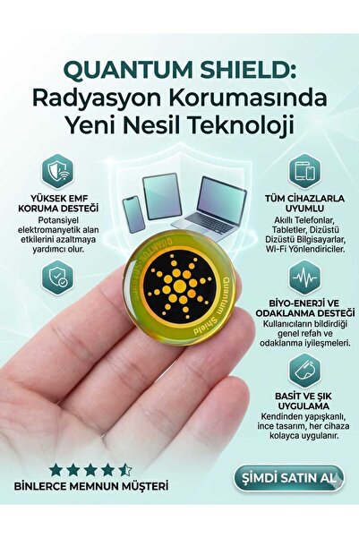 LOVYCO Radyasyon Önleyici Etiket | Telefon, Tablet, Bilgisayar İçin EMF Korum...