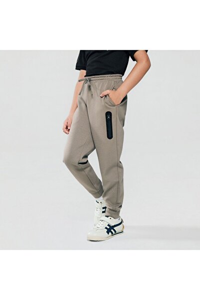 Giordano Kid's Regular Taper Stretch Interlock Jogger with Elastic Waist