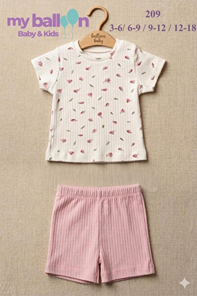 My Balloon Baby & Kids Flower Patterned Baby Set of 2