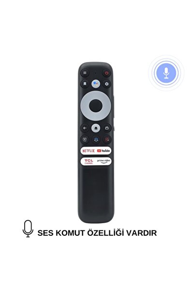 TLC TCL Android Led Tv Kumanda Ses Komutlu RC902N FMR1 Kumanda