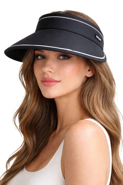 HatClub Exclusive Kadın Vizör Şapka Ayarlanabilir Lastikli Geniş Siperlikli Y...