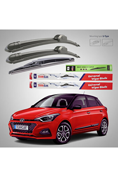TEAMCAR Hyundai i20 GB Facelift (2018–2020) Επίπεδες Υαλοκαθαριστήρες |   Πλή...