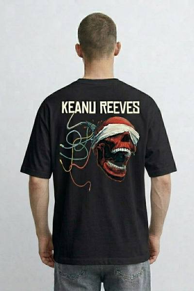 MATERIAL T-Shirt - Μαύρο - Oversize