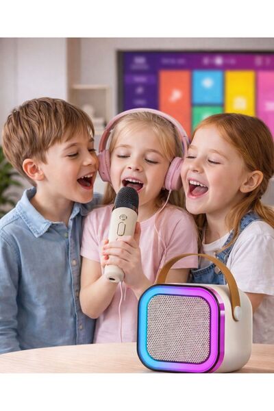 SIGMA TOY Σύστημα Καραόκε με Ηχείο, Μικρόφωνο και Καλώδιο Φόρτισης 9x9εκ.