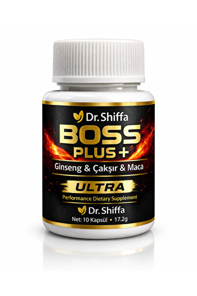 Dr Shiffa Boss Plus Ultra Ginseng Çakşır Maca Karışımlı 10 Bitkisel Kapsül