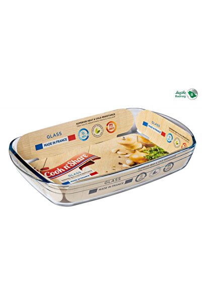 badreig Cook and share oven tray transparent 39*24 cm