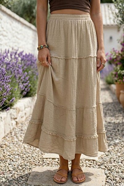 Chiccy Φούστα - Μπεζ - Regular