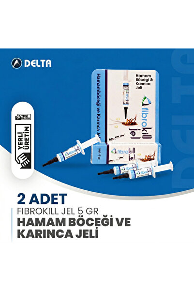 Delta Market Fibrokill Karınca Ve Hamam Böceği Jeli 5gr (2 Adet)