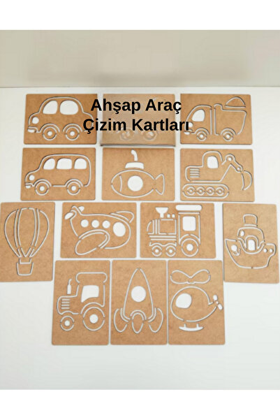 lupi Montesori Design Tools Wooden Drawing Cards
