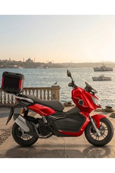 RKS reale 125 çanta 45 LT ABS Motosiklet Çantası kırılmaz karbon su geçirmez