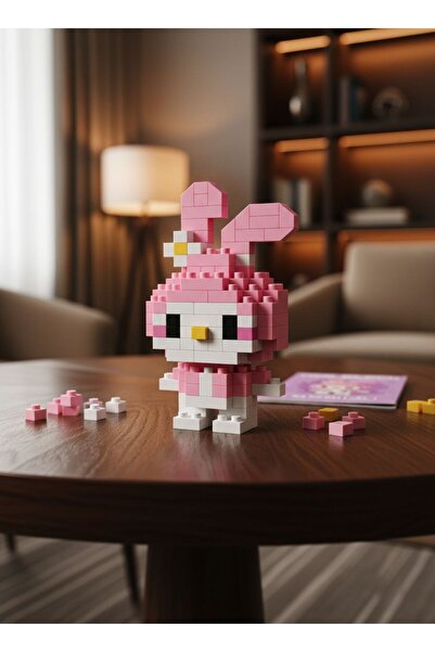 hknova Hknova Melody Hello Kitty 3D Yapboz Lego Seti Çiftler İçin Eğlenceli Z...