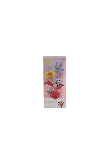 Generic Brand Lz4603 Loz Eternal Flowers Red Sunset 574 Pieces Block Toy