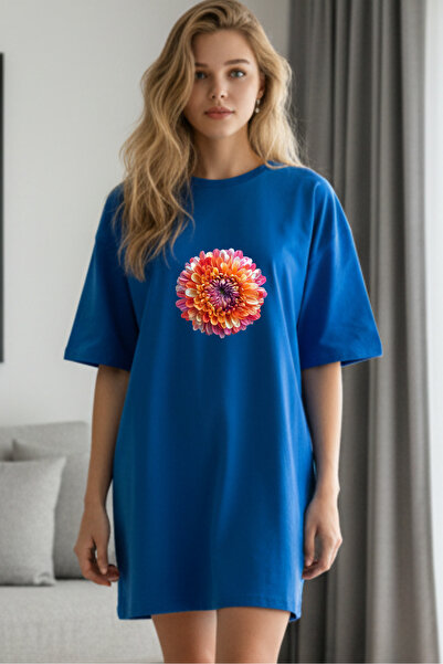 HOFFNUNG Women's Short Sleeve Crew Neck Dress Nightgown