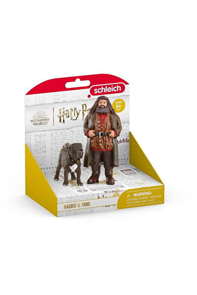 SCHLEICH Figurină, Lumea Vrăjitorilor, Hagrid și Fang