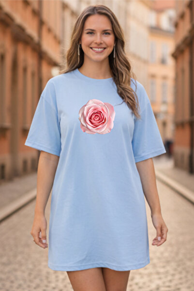 HOFFNUNG Women's Short Sleeve Crew Neck Dress Nightgown