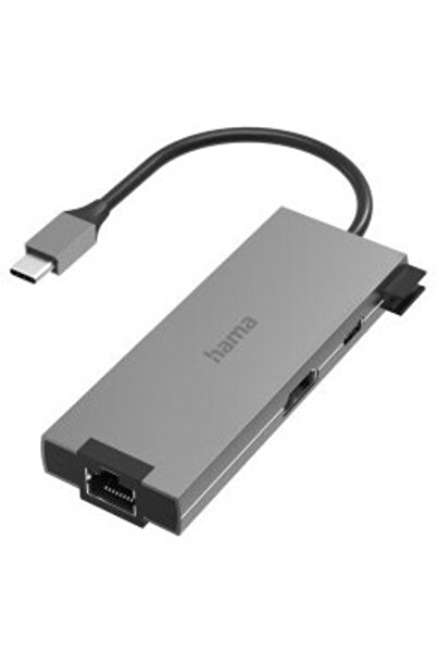 Hama Stație de andocare multiport, 5 porturi, HDMI, LAN, USB Type-C