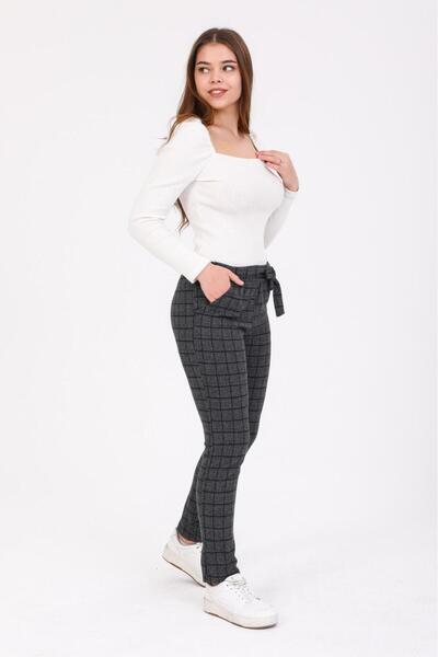 Sea Queen Women's Plus Size High Waist Sash Print Camisole Pants