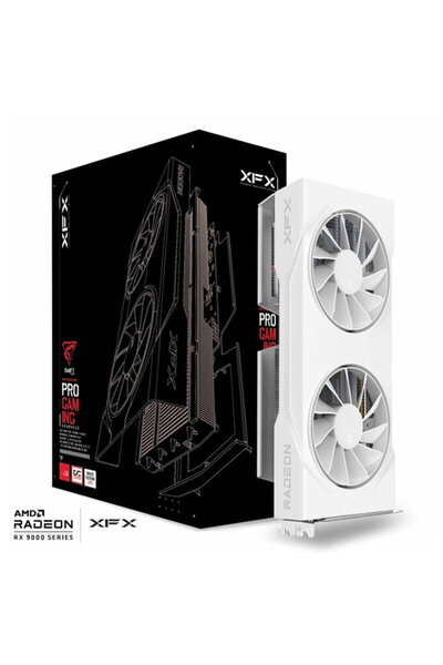XFX Γρήγορος AMD Radeon ™   RX 9060 XT OC Λευκή Έκδοση Gaming