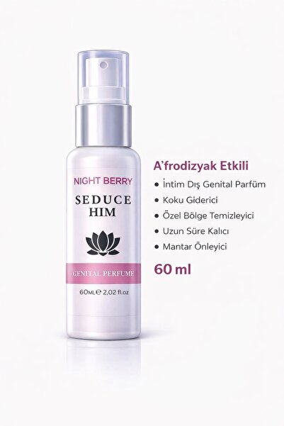NightBerry A’frodizyak Etkili İntim Genital Dış Parfüm 60 ml